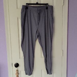 Women's gray joggers